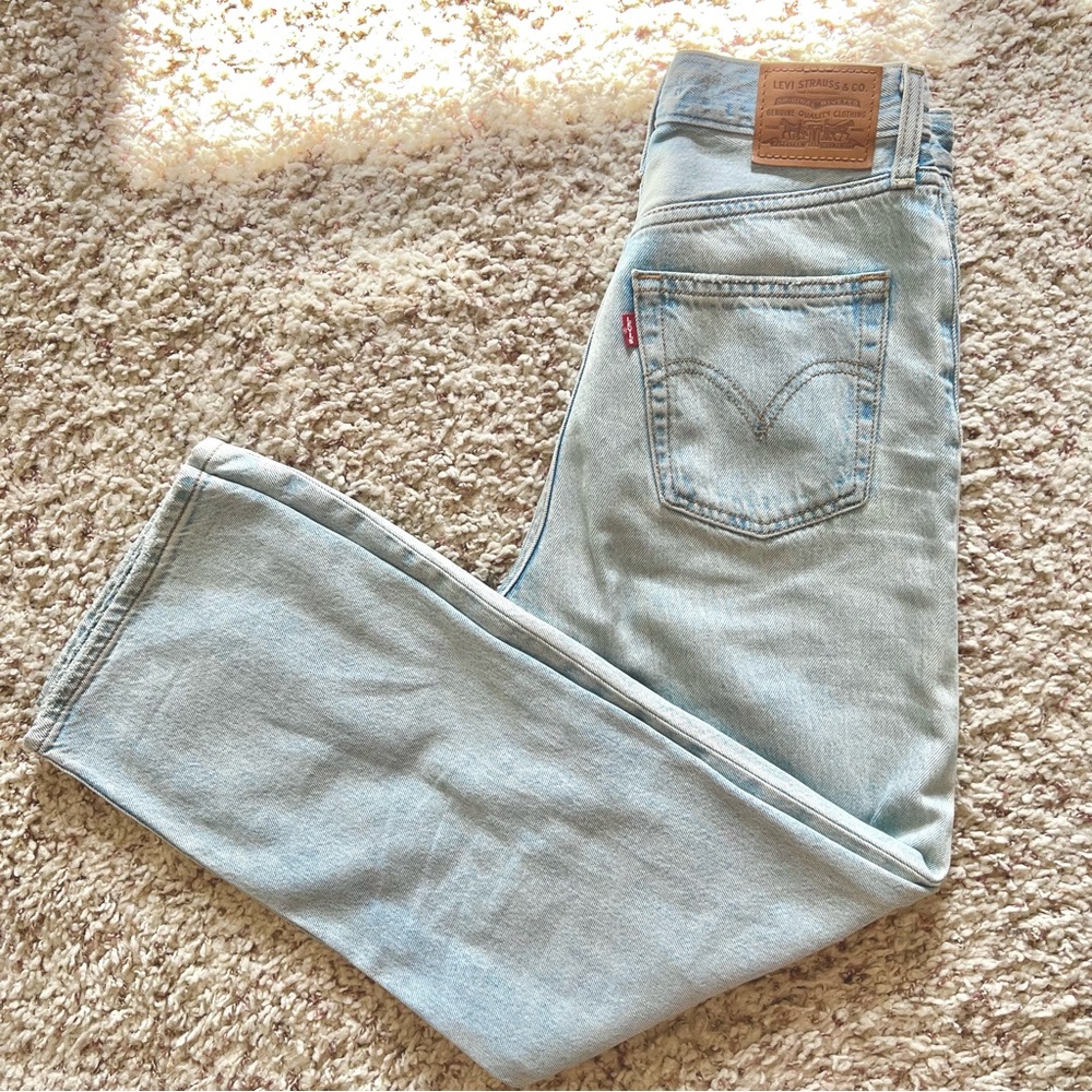 Levis Ribcage Straight Jeans - Picture 1 of 10